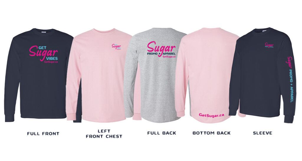 Long Sleeve Logo Placement