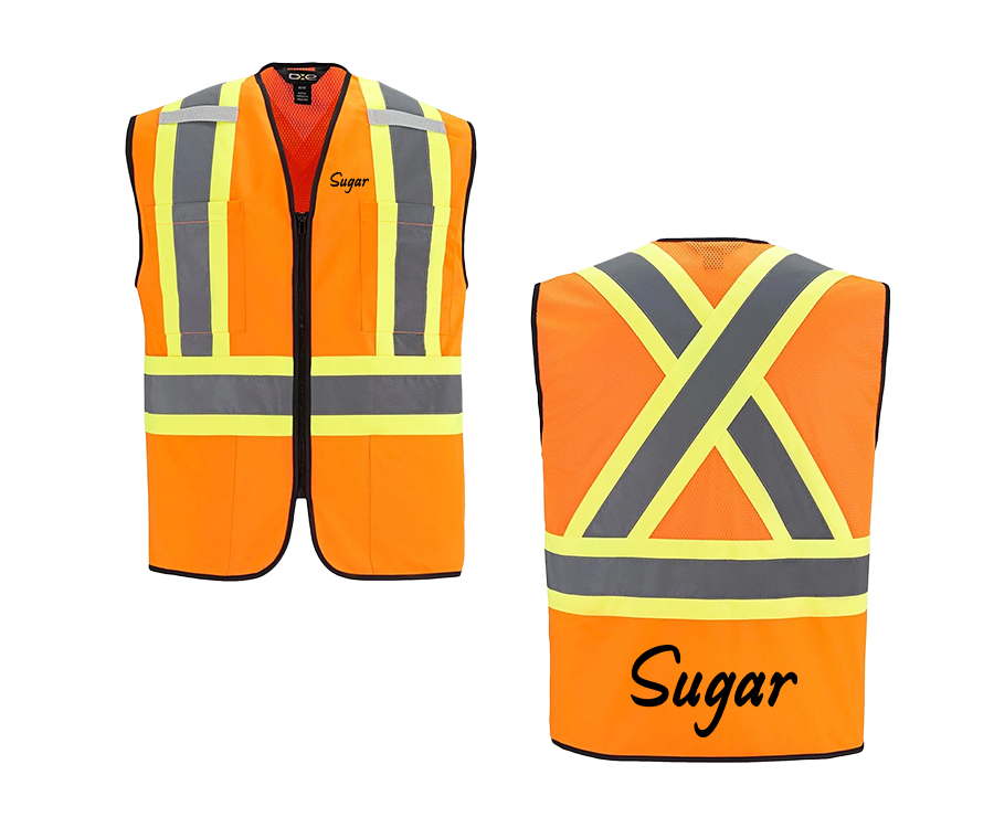 High Visibility Zipper Vest